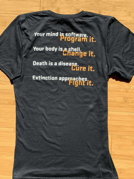 Eclipse Phase T-Shirt - Extinction Approaches. Fight It.