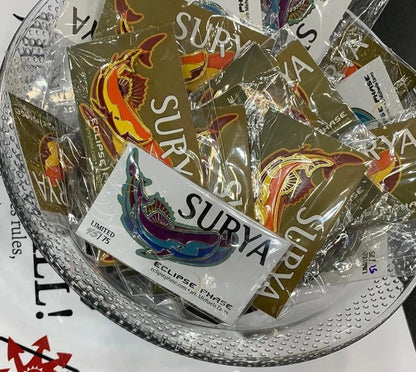 Surya Enamel Pin